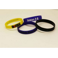 Wristbands Debossed with Color Fill 8"x1/2" Any PMS